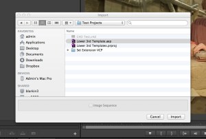 AE Lower 3rd Template_Import